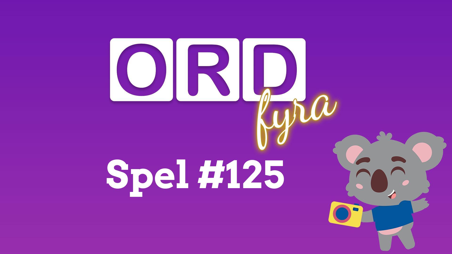 OrdFyra #125 - Monetärt och mumsigt
